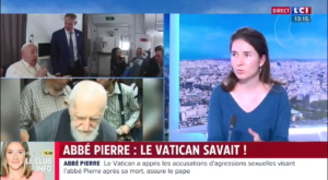 Auriane réagites autour de l'Abbé Pierre et le rôle de l'Eglise